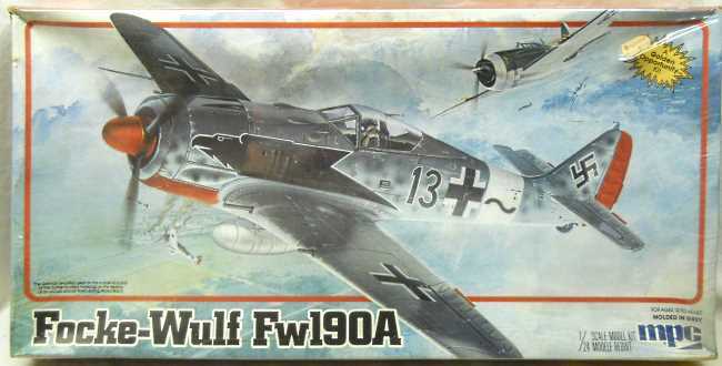 MPC 1/24 Focke-Wulf FW-190A, 1-4603 plastic model kit